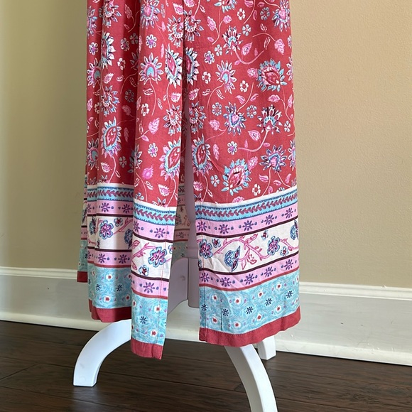 Natural Life Maxi Dress. Lovely colors and pattern. Rayon. NWOT. Size S - Picture 6 of 10